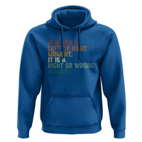 Retro Cory Booker Quotes Hoodie This is a Right or Wrong Moment Subtle FDT - Wonder Print Shop