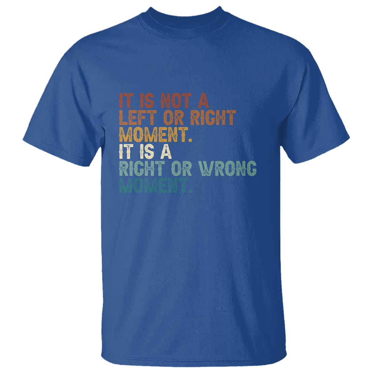 Retro Cory Booker Quotes T Shirt This is a Right or Wrong Moment Subtle FDT - Wonder Print Shop