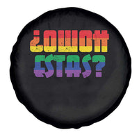 Como Estas Spare Tire Cover Funny Spanish LGBT Pride Latinx Retro Queer Inclusive Gift - Wonder Print Shop