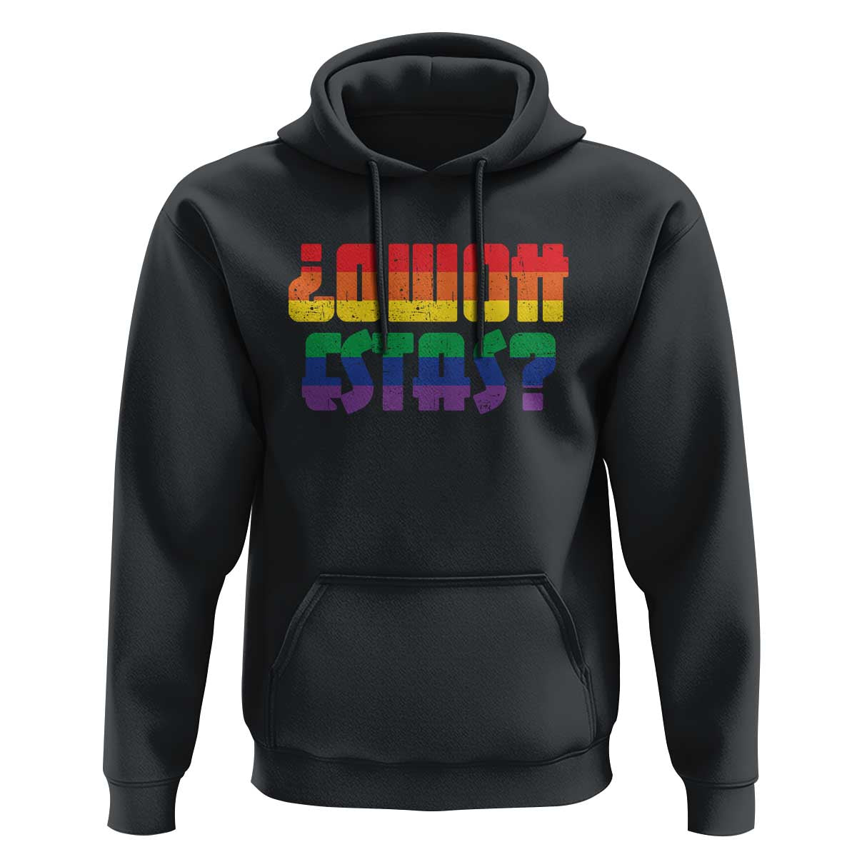 Como Estas Hoodie Funny Spanish LGBT Pride Latinx Retro Queer Inclusive Gift - Wonder Print Shop