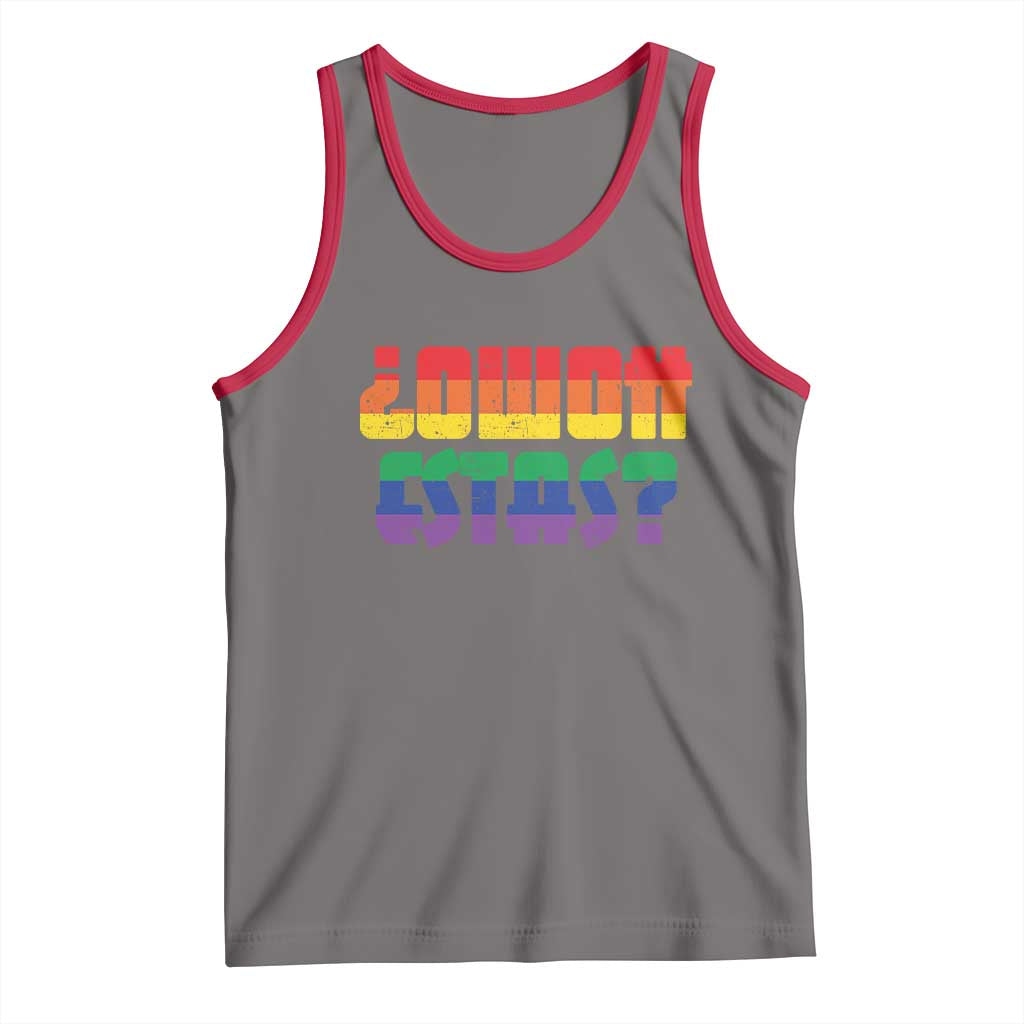 Como Estas Tank Top Funny Spanish LGBT Pride Latinx Retro Queer Inclusive Gift - Wonder Print Shop