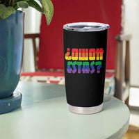 Como Estas Tumbler Cup Funny Spanish LGBT Pride Latinx Retro Queer Inclusive Gift - Wonder Print Shop