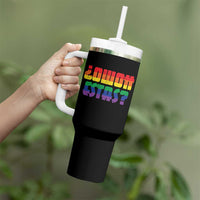 Como Estas Tumbler With Handle Funny Spanish LGBT Pride Latinx Retro Queer Inclusive Gift - Wonder Print Shop