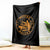 Master Baiter Throw Blanket Retro Bass Fishing Funny Fisher Fish Fisherman - Wonder Print Shop