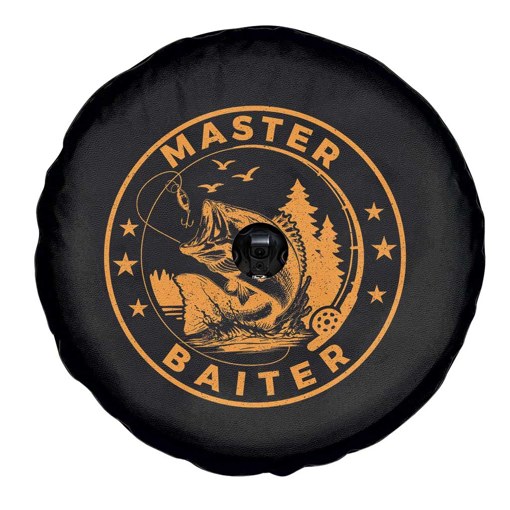 Master Baiter Spare Tire Cover Retro Bass Fishing Funny Fisher Fish Fisherman - Wonder Print Shop