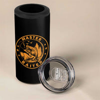Master Baiter 4 in 1 Can Cooler Tumbler Retro Bass Fishing Funny Fisher Fish Fisherman - Wonder Print Shop
