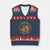 Master Baiter V-Neck Knit Sweater Vest Retro Bass Fishing Funny Fisher Fish Fisherman - Wonder Print Shop