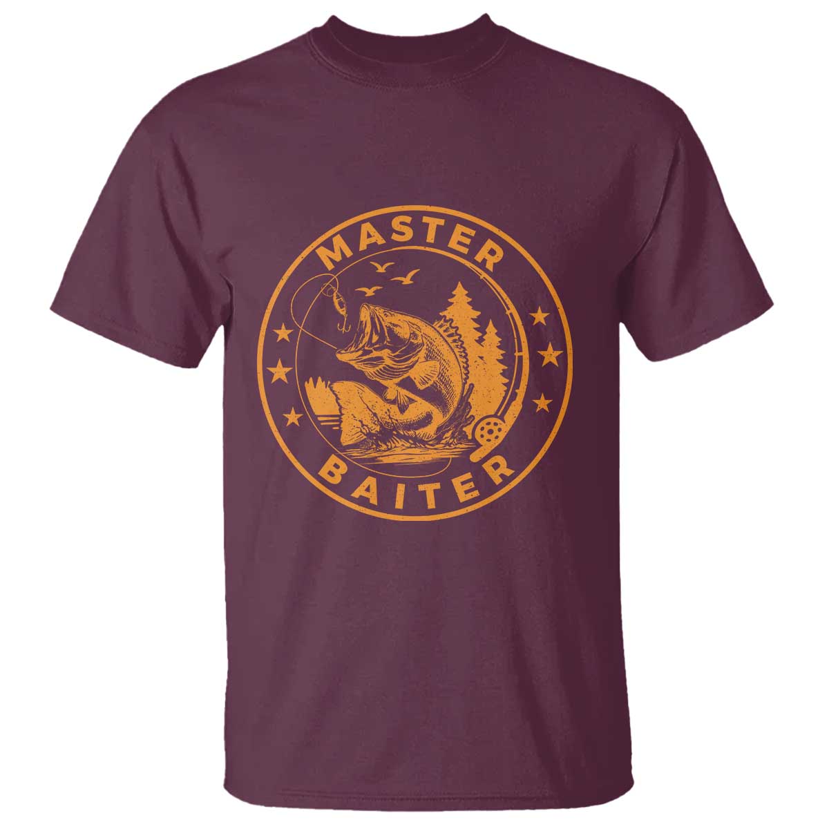 Master Baiter T Shirt Retro Bass Fishing Funny Fisher Fish Fisherman - Wonder Print Shop