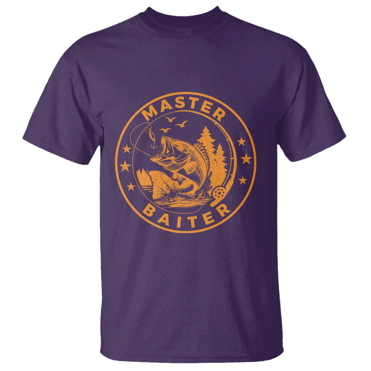 Master Baiter T Shirt Retro Bass Fishing Funny Fisher Fish Fisherman - Wonder Print Shop