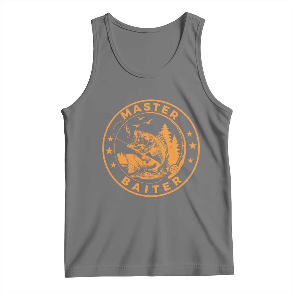 Master Baiter Tank Top Retro Bass Fishing Funny Fisher Fish Fisherman - Wonder Print Shop