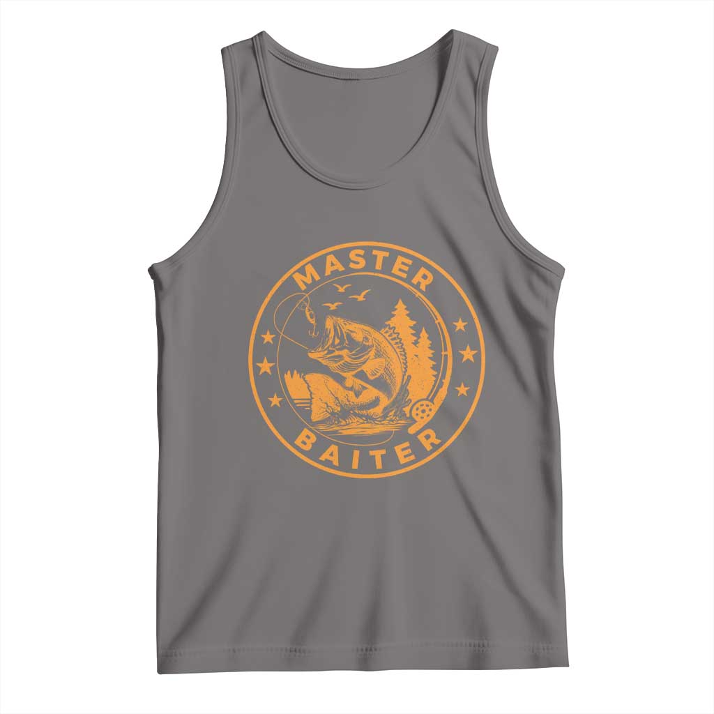 Master Baiter Tank Top Retro Bass Fishing Funny Fisher Fish Fisherman - Wonder Print Shop