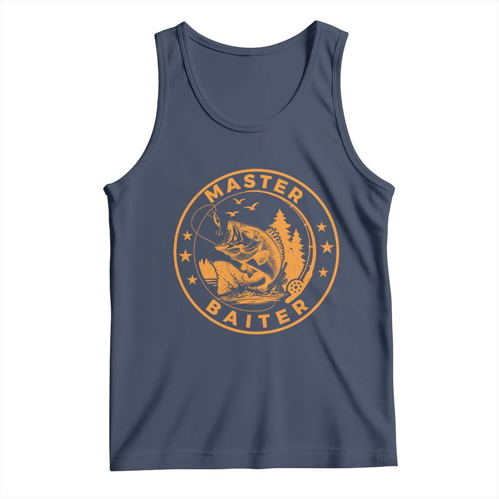 Master Baiter Tank Top Retro Bass Fishing Funny Fisher Fish Fisherman - Wonder Print Shop