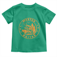 Master Baiter Toddler T Shirt Retro Bass Fishing Funny Fisher Fish Fisherman - Wonder Print Shop