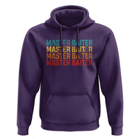 Master Baiter Hoodie Retro Bass Fishing Funny Fish Fisherman - Wonder Print Shop