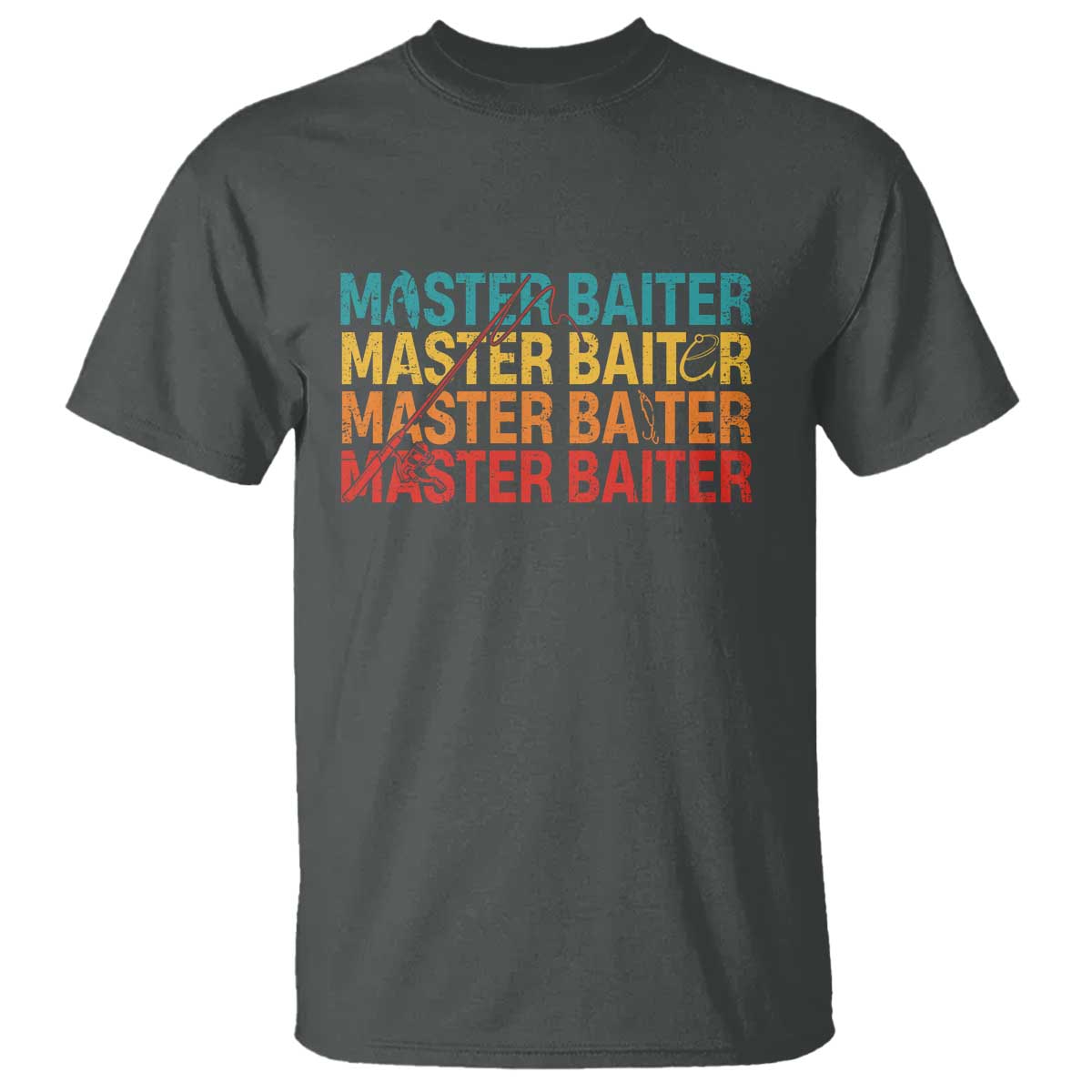Master Baiter T Shirt Retro Bass Fishing Funny Fish Fisherman - Wonder Print Shop
