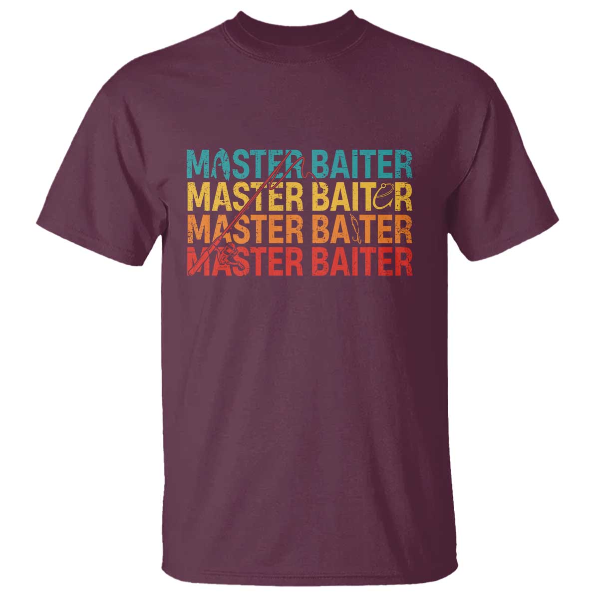 Master Baiter T Shirt Retro Bass Fishing Funny Fish Fisherman - Wonder Print Shop
