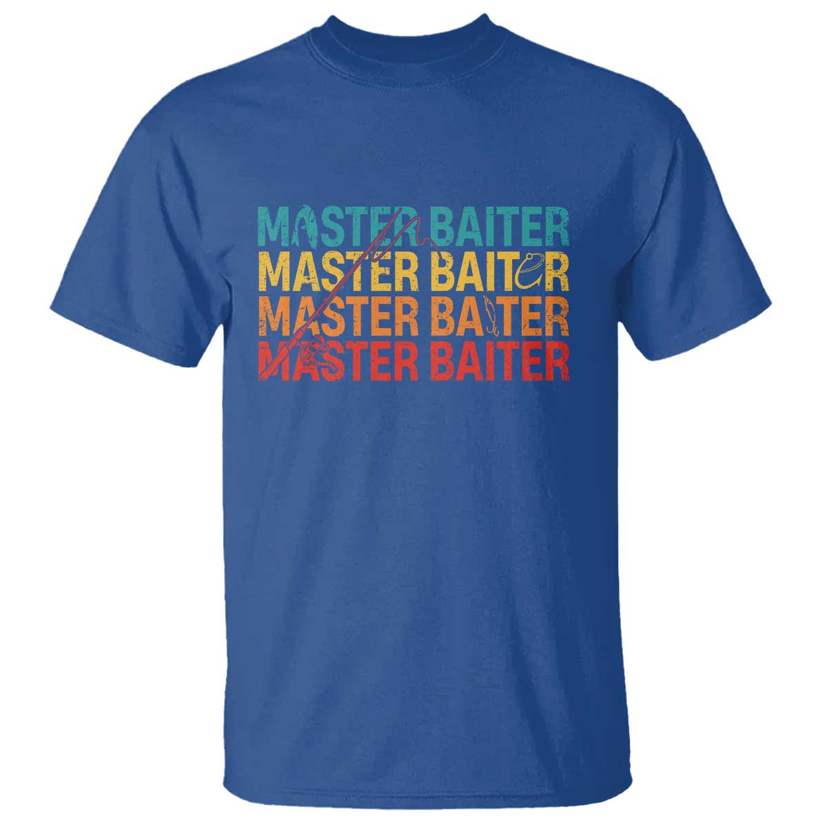 Master Baiter T Shirt Retro Bass Fishing Funny Fish Fisherman - Wonder Print Shop