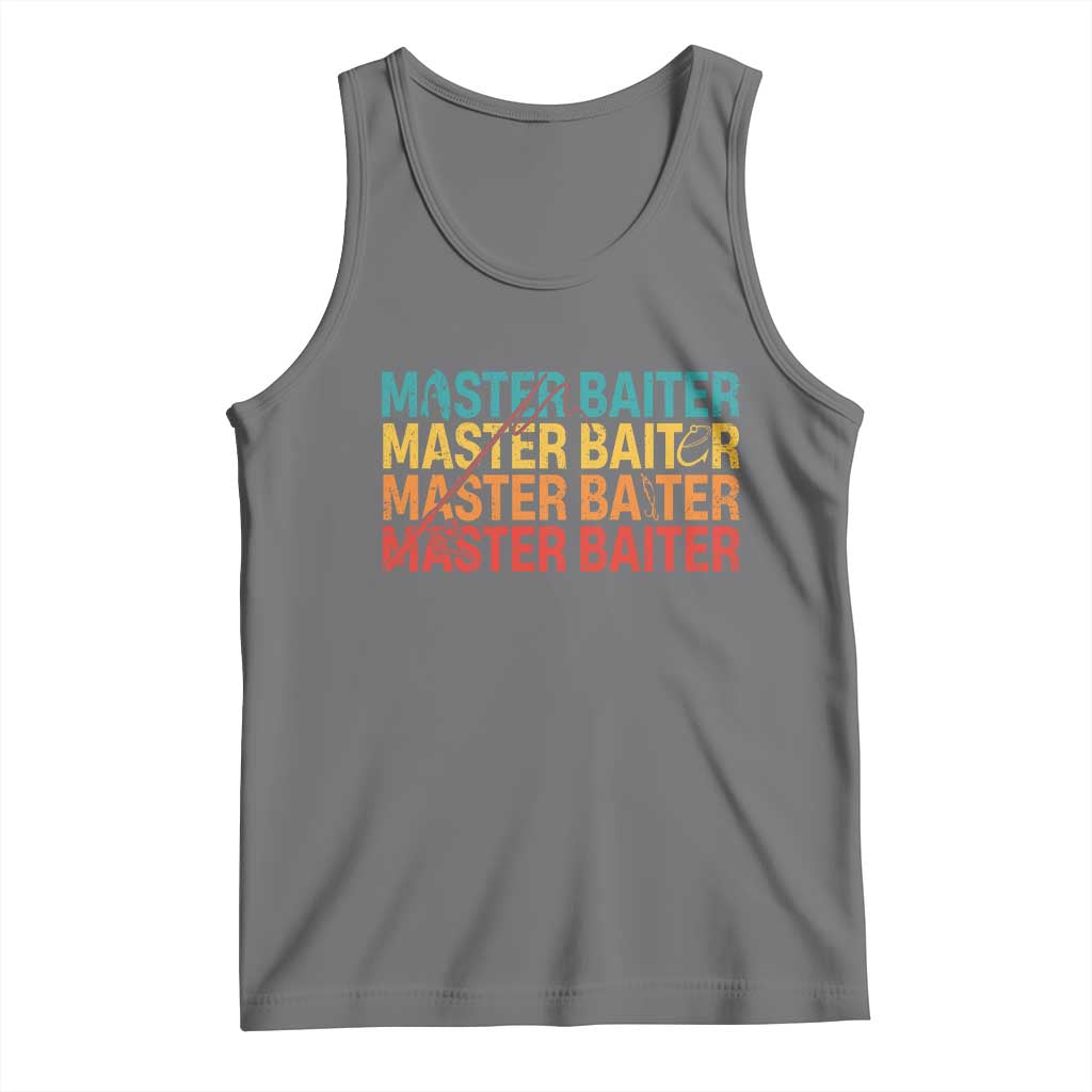 Master Baiter Tank Top Retro Bass Fishing Funny Fish Fisherman - Wonder Print Shop