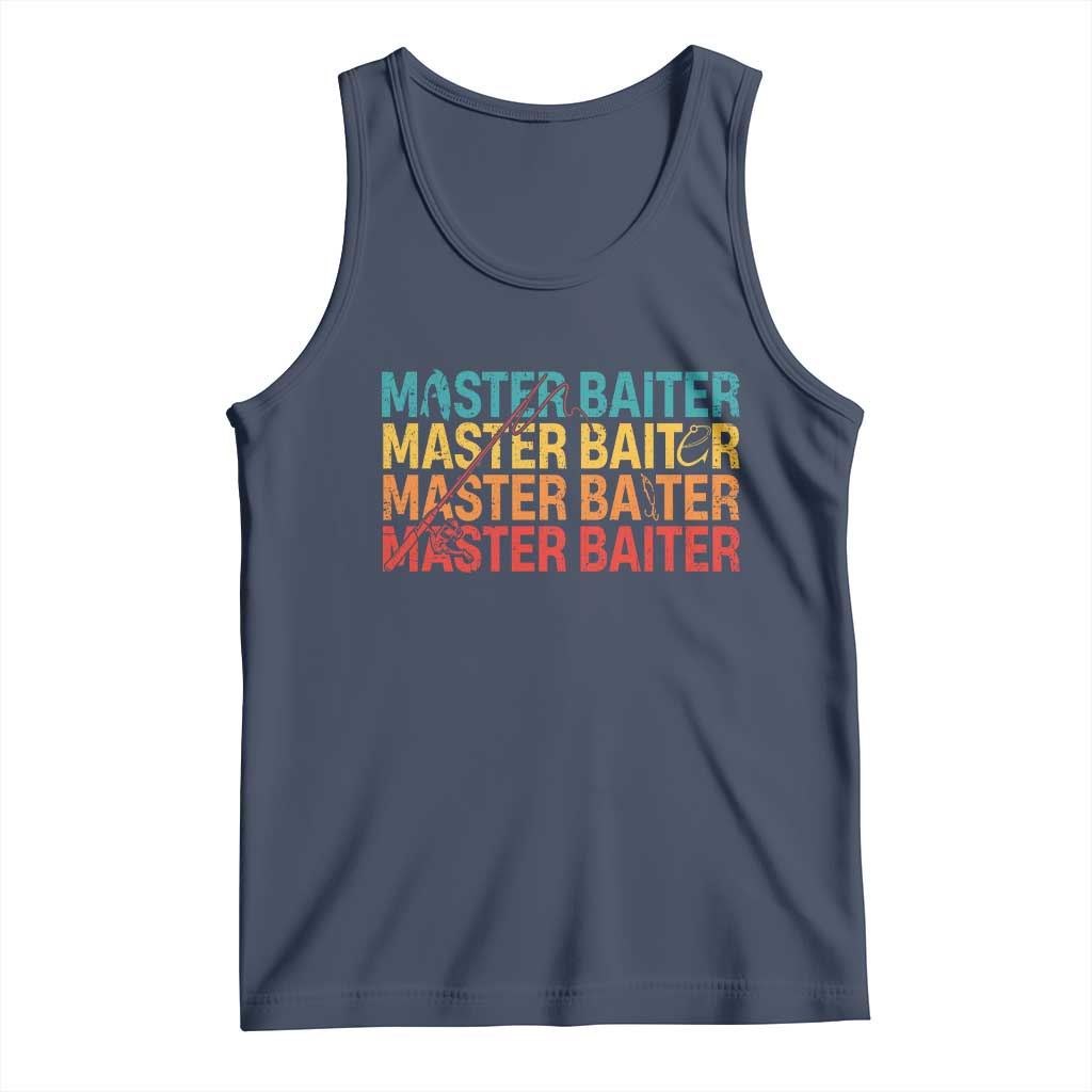 Master Baiter Tank Top Retro Bass Fishing Funny Fish Fisherman - Wonder Print Shop