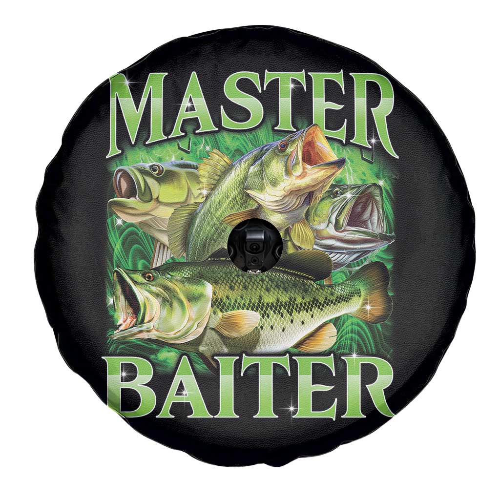 Master Baiter Spare Tire Cover Funny Bass Fishing Fisher Bootleg Graphic - Wonder Print Shop