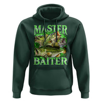 Master Baiter Hoodie Funny Bass Fishing Fisher Bootleg Graphic - Wonder Print Shop
