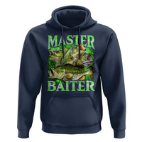 Master Baiter Hoodie Funny Bass Fishing Fisher Bootleg Graphic - Wonder Print Shop