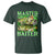 Master Baiter T Shirt Funny Bass Fishing Fisher Bootleg Graphic - Wonder Print Shop