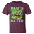 Master Baiter T Shirt Funny Bass Fishing Fisher Bootleg Graphic - Wonder Print Shop