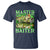 Master Baiter T Shirt Funny Bass Fishing Fisher Bootleg Graphic - Wonder Print Shop