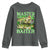 Master Baiter Youth Sweatshirt Funny Bass Fishing Fisher Bootleg Graphic - Wonder Print Shop