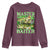 Master Baiter Youth Sweatshirt Funny Bass Fishing Fisher Bootleg Graphic - Wonder Print Shop