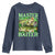 Master Baiter Youth Sweatshirt Funny Bass Fishing Fisher Bootleg Graphic - Wonder Print Shop