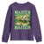 Master Baiter Youth Sweatshirt Funny Bass Fishing Fisher Bootleg Graphic - Wonder Print Shop
