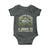 Retro Master Baiter Baby Onesie Funny Bass Fishing Fisher - Wonder Print Shop