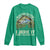 Retro Master Baiter Long Sleeve Shirt Funny Bass Fishing Fisher - Wonder Print Shop