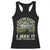 Retro Master Baiter Racerback Tank Top Funny Bass Fishing Fisher - Wonder Print Shop