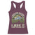 Retro Master Baiter Racerback Tank Top Funny Bass Fishing Fisher - Wonder Print Shop