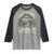 Retro Master Baiter Raglan Shirt Funny Bass Fishing Fisher - Wonder Print Shop