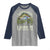 Retro Master Baiter Raglan Shirt Funny Bass Fishing Fisher - Wonder Print Shop