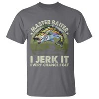 Retro Master Baiter T Shirt Funny Bass Fishing Fisher - Wonder Print Shop