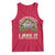 Retro Master Baiter Tank Top Funny Bass Fishing Fisher - Wonder Print Shop
