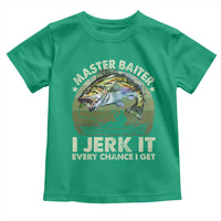 Retro Master Baiter Toddler T Shirt Funny Bass Fishing Fisher - Wonder Print Shop
