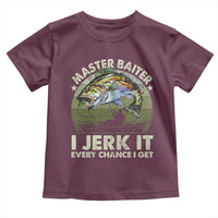 Retro Master Baiter Toddler T Shirt Funny Bass Fishing Fisher - Wonder Print Shop