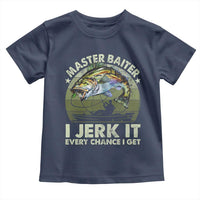 Retro Master Baiter Toddler T Shirt Funny Bass Fishing Fisher - Wonder Print Shop