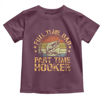 Funny Fishing Dad Toddler T Shirt Part Time Hooker Bass Fish Dad Dirty Adult Joke - Wonder Print Shop