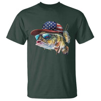 Funny Fishing American Flag T Shirt Patriotic Fisherman Family Gift - Wonder Print Shop