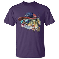 Funny Fishing American Flag T Shirt Patriotic Fisherman Family Gift - Wonder Print Shop