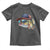 Funny Fishing American Flag Toddler T Shirt Patriotic Fisherman Family Gift - Wonder Print Shop