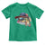 Funny Fishing American Flag Toddler T Shirt Patriotic Fisherman Family Gift - Wonder Print Shop