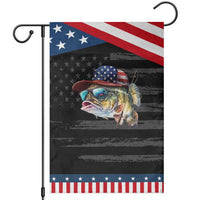 Funny Fishing American Flag Garden Flag Patriotic Fisherman Family Gift
